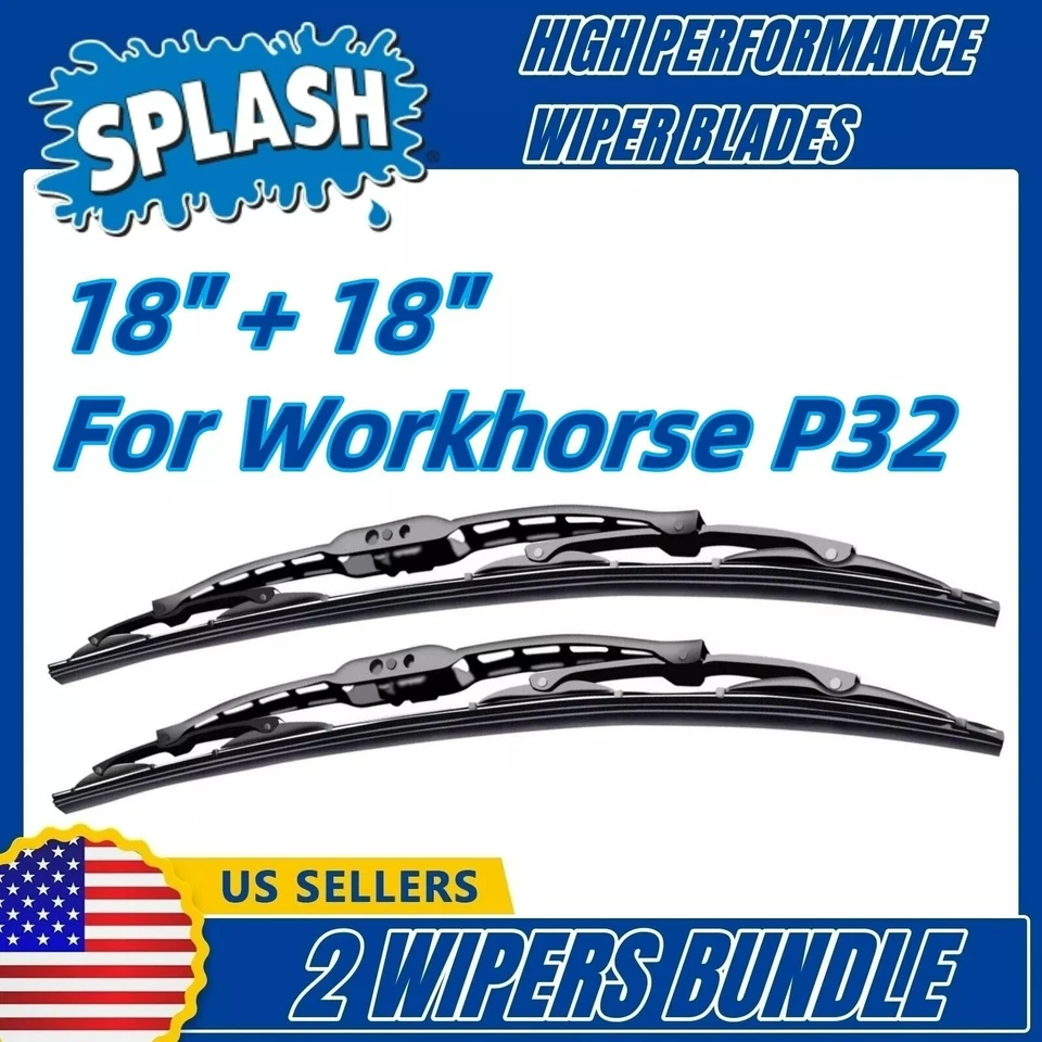Wiper Blades 2-Pack Standard - fit 1999-2002 Workhorse P32 P42 - 30180x2 - Image 1 of 4