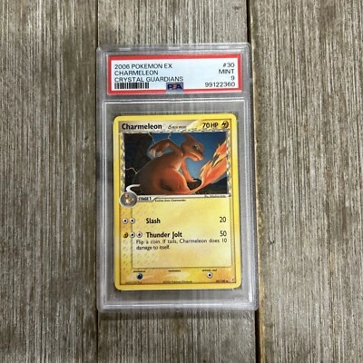 Graded PSA 9 2006 Pokemon EX Charmeleon Crystal Guardians #30 - Image 1 of 2