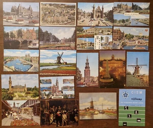 Paesi Bassi, varie località, lotto di 19 cartoline a colori viaggiate - Picture 1 of 2
