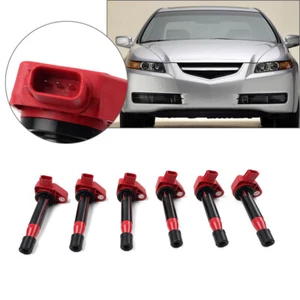 6PCS Ignition Coil UF242 For Honda Odyssey Accord Civic Pilot For Acura CL RL TL - Picture 1 of 14
