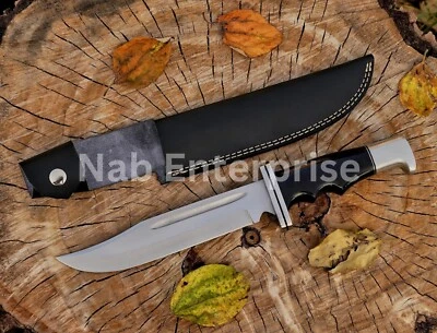 Cuchillos de hoja fija Scream Ghostface Buck 120 personalizados hechos a mano cuchillo de película de terror. Foto 1 de 4