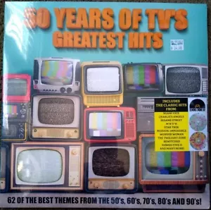 50 YEARS OF TV'S GREATEST HITS - 2-LP - LIMITED EDITION - SPLATTER VINYL - NEW! - Picture 1 of 17