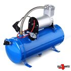 New 150 Psi Air Compressor With 6 Liter Tank For Air Horn Train Truck Rv Pick Up