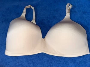 NWOT Soma Vanishing 360 Perfect Pale Sand Coverage Wireless Bra 34DD - Picture 1 of 3