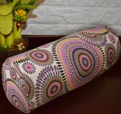 Funda Cojín Ref257g Gris Coral Rosa Punto Algodón Lona Yoga Tamaño Personalizado Foto 1 de 4