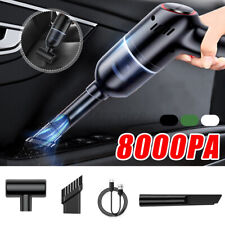 120W Car Vacuum Cleaner Cordless Handheld Rechargeable Mini For Home Wet Dry  □