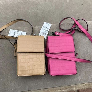$60 I.N.C.INTERNATIONAL CONCEPTS CROSS BODY PINK BAG Pink Or Tan - Picture 1 of 7