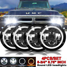 4PC 5.75 Faros redondos de Led for GMC C15/C1500 C25/C2500 Pickup 1969-72 Chevrolet C-15