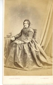 Ältere Frau von Inskip Scarboro England CDV Carte de Visite - Bild 1 von 2