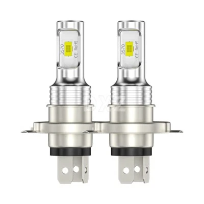 2Pcs Car High Low Beam Fog H4 Led Xenon Lamp White 6000K light Superbright Bulb - Image 1 of 4