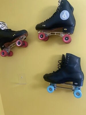 SK8SQUAD RollerSkate Wall Hangers Wall Mounts For quad Skates Riedell, Edea