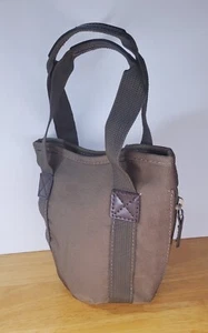 Armeegrüne Damen-Handtasche im Eimerstil, Geldbörse, klein 8 x 8 x 5 - Bild 1 von 3