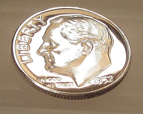 1952  Gem  Proof Dime 90% Silver Blazing Luster  #714 ~3 Cover