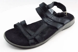 Columbia Ankle Strap Black Leather Women Shoes Size 7 Medium - Picture 1 of 6