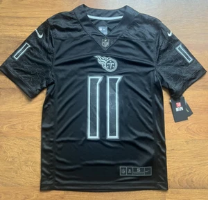 Nike A.J. Brown 11 Tennessee Titans RARE Jersey Black Reflective Mens Size Small - Picture 1 of 6