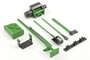 Fastrax Scale 6-Piece Tool Set Green/Black Painted - Bild 1 von 2