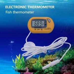 LCD Digital Thermometer Aquarium Fish Tank Vivarium Water probe On Marine P-new.