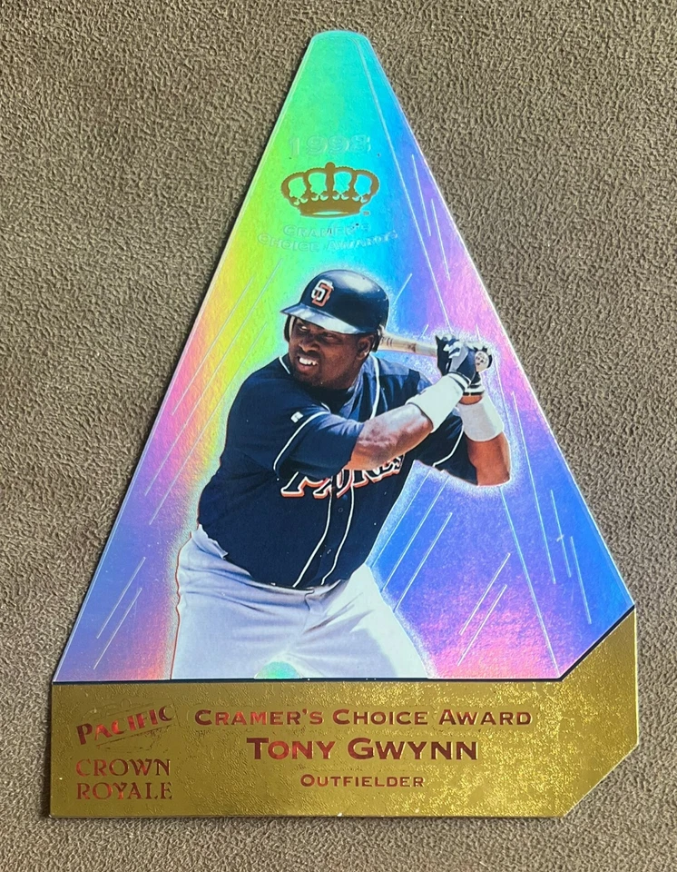 Tony Gwynn 1998 Pacific Crown Royale Gran Tamaño Cramer's Choice Award #10 Inserto Foto 1 de 2
