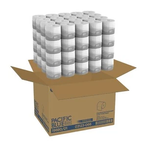 Blue Basic 2-Ply Embossed Toilet Paper 550 Sheets Per Roll 80 Rolls Per Case - Picture 1 of 7