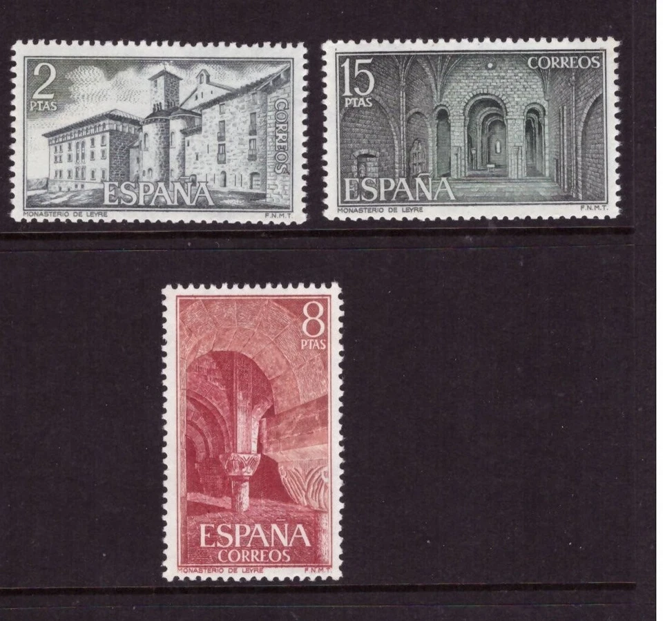 Spain 1974 Monasteries and Abbeys  set MNH mint stamps - Image 1 of 1