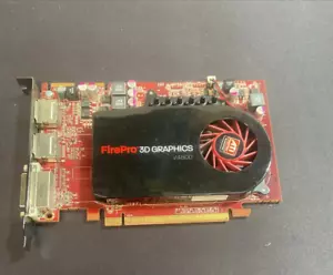 ATI FirePro V4800 1GB GDDR5 DP DVI 3D Full Height Video Graphics Card FREE SHIP! - Picture 1 of 7