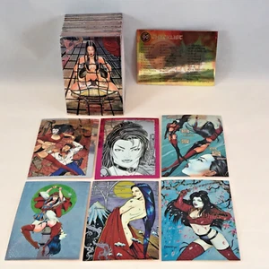 SHI SERIES 1 by WILLIAM TUCCI (Comic Images 1995) Complete ALL-CHROMIUM Card Set - Picture 1 of 4