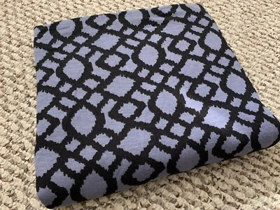 Cotton Lycra Spandex Knit Fabric Remnant Dark Gray Black  Four Way Stretch - Image 1 of 2