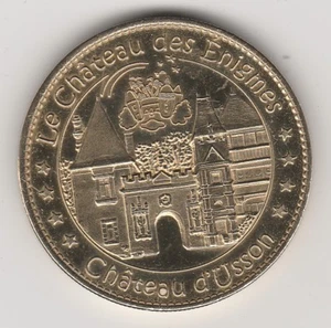 2012 COIN TOKEN JETON MEDAILLE SOUVENIR A-B -- 17 800 CHÂTEAU D'USSON ENIGMES - Imagen 1 de 2