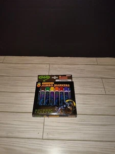 Noteworthy Batman Forever 8 Washable Jumbo Markers Vintage 1995 DC Comics - Picture 1 of 5
