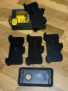 (4) OTTER BOX DEFENDER BELT CLIPS, CLIP, W/ (1) FULL CASE - Picture 1 of 1