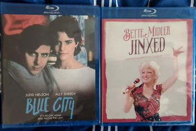Blue City (Blu-ray, 1986) Jinxed (1982) Bette Midler, Don Siegel, Region A, NEW Foto 1 de 2