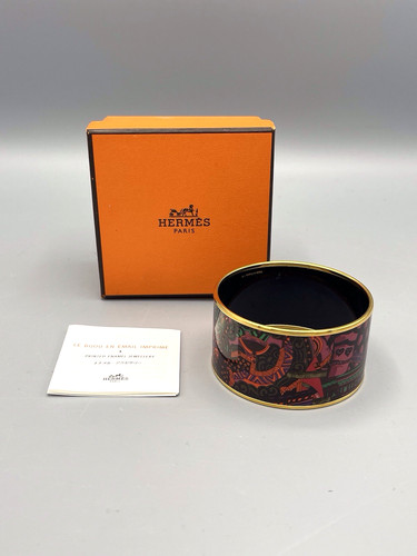 HERMÈS Bracciale Hermes stampa larga *u SPEDIZIONE GRATUITA