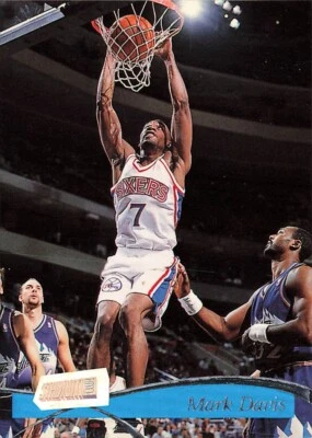 Stadium Club #59 1997 Mark Davis Philadelphia 76ers Foto 1 de 2