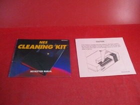 Nintendo NES Cleaning Kit Instruction Manual Booklet + Insert ONLY #D1
