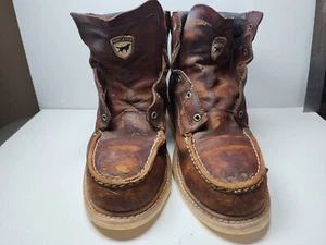 Irish Setter 83606 Ashby Brown Leather Aluminum Toe Work Mens Boots Size 11.5 D - Picture 1 of 10