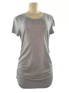 “Used” Unbrand Maternity Women’s Size M Gray Short Sleeve Blouse - Picture 1 of 4