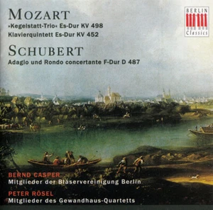 (EC) MOZART QUINTET KV452 & SCHUBERT ADAGIO KV487 - SUPER FAST SHIP !! - Imagen 1 de 2