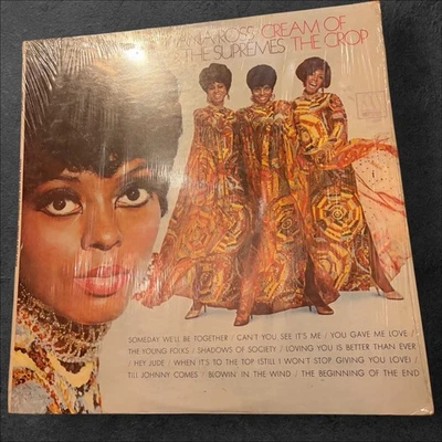 Diana Ross & The Supremes Cream of the Crop Motown S-694 Shrink VG Untested Foto 1 de 4