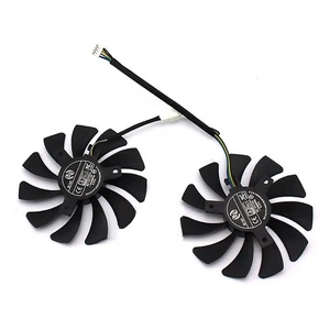 Pair Fans Cooler Fan For MSI RTX 2060 Ventus GTX 1660 1660Ti XY-D09010SH 85mm - Afbeelding 1 van 4