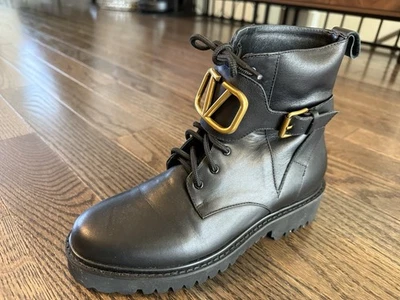 Valentino Garavani Go Logo Botines Cuero Embellecido - Imagen 1 de 4