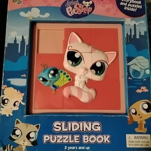 Littlest Pet Shop Libro Puzzle Scorrevole, 4 Puzzle - Libro di fiabe da 10 pagine - Foto 1 di 7