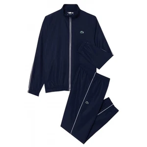 Lacoste Full Tracksuit Set Blue Mens Top Bottoms Joggers WH2574 - Picture 1 of 6