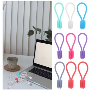 Power Cords Holder Adhesive Desk Wire Holder Data Cable Winder - Afbeelding 1 van 12
