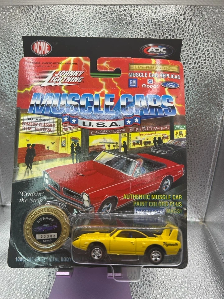 1994 Johnny Lightning Muscle Cars USA 1970 Plymouth Super Bird - Multi Colors - Image 1 of 1