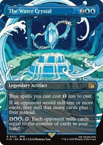 The Water Crystal (Borderless) #333 (NM) Final Fantasy FIN Magic MTG - Image 1 of 1