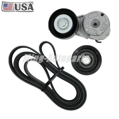 Kit de polea tensora de correa serpentina Mercury 3 piezas para Ford Crown Victoria Lincoln Foto 1 de 4