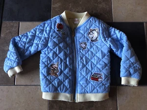 Disney Jacket Coat 4T Tutu Couture Beauty And The Beast Bomber Zip Up Zipper Kid - Picture 1 of 8