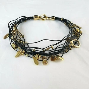 Collar Calinana Cuello Babero Gargantilla Dije Multi Hilo Distintivo Collar 14" - Imagen 1 de 8