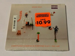 CD Spank Rock Everything Is Boring & Everyone Is A F--ing Liar Brand New - Picture 1 of 4