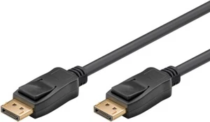 Câble DisplayPort 1.4 avec clips de verrouillage - 5 m - Goobay - Photo 1/4
